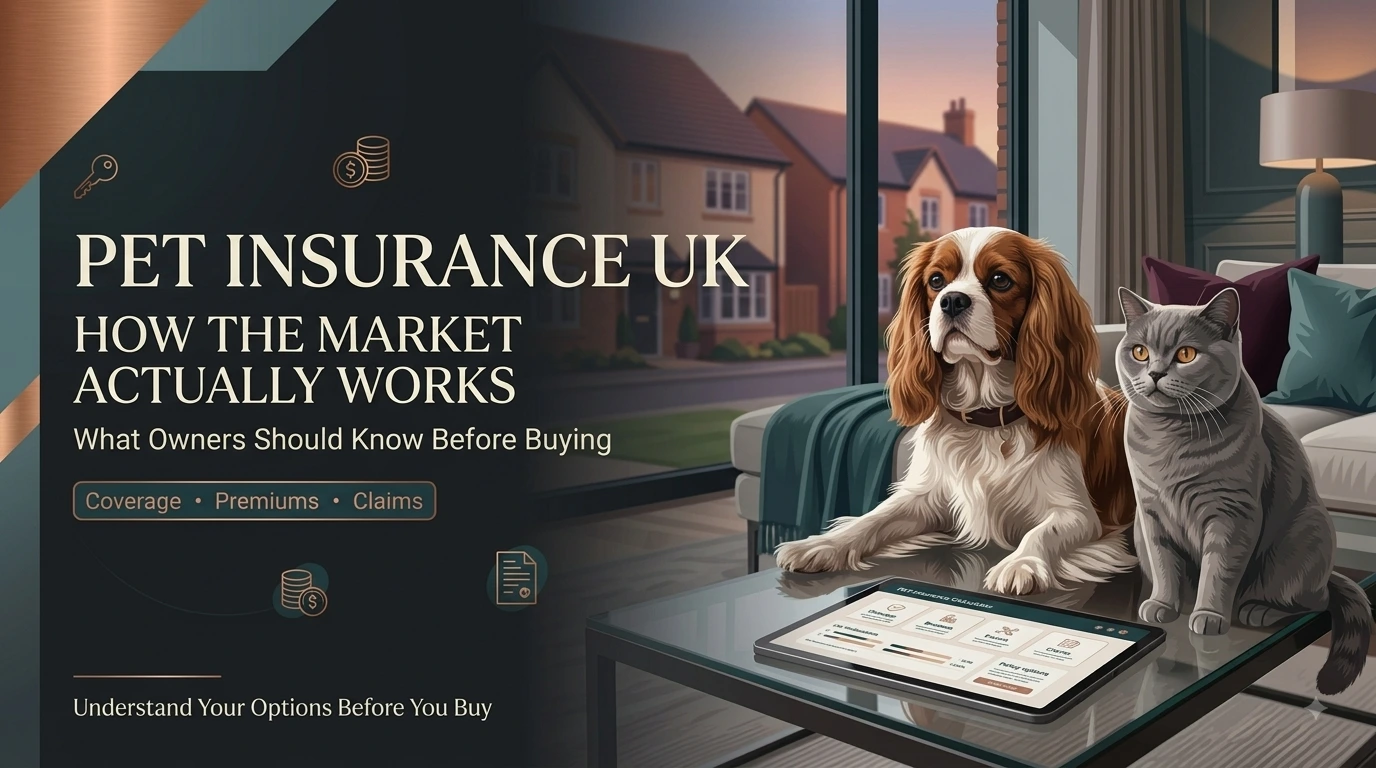 Dog and cat at home with pet insurance information and coverage details